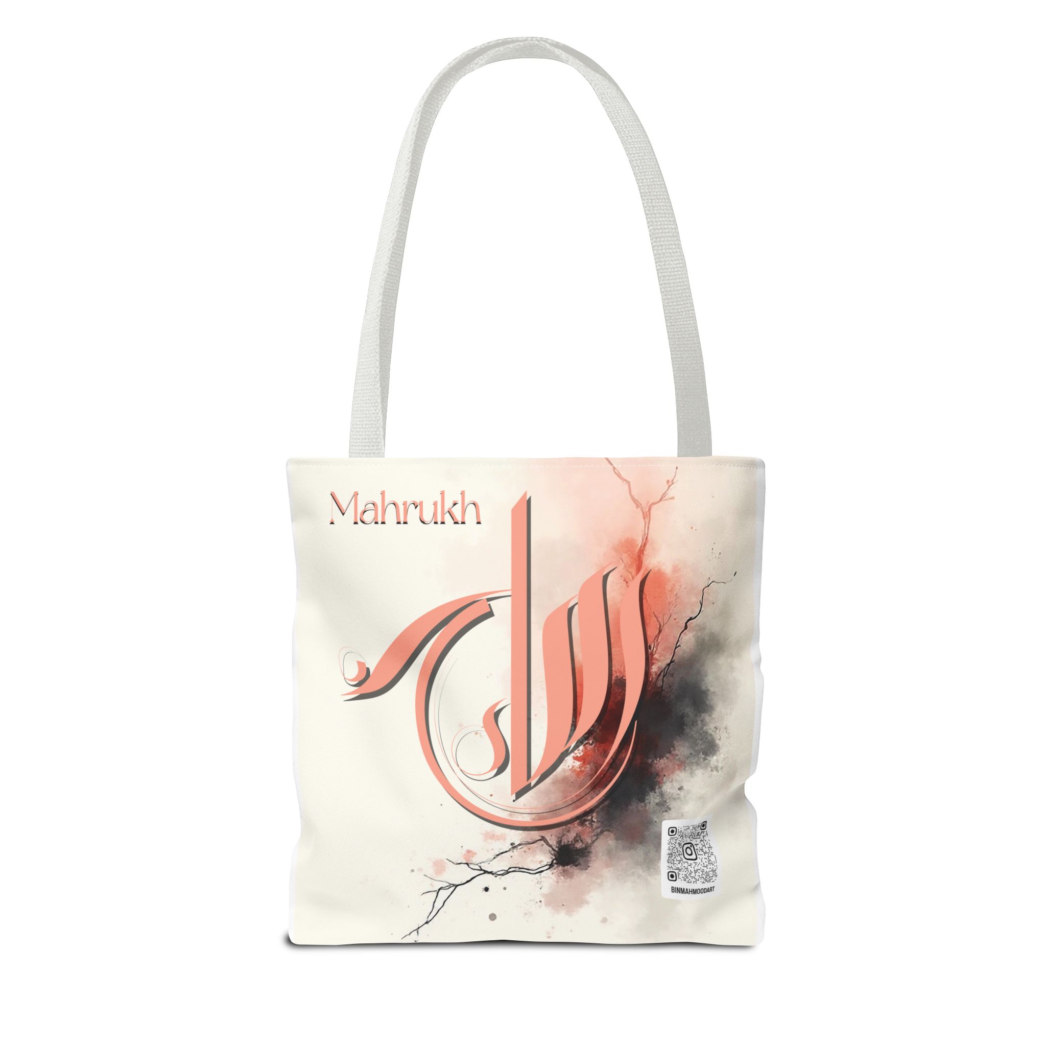 Mahrukh – Personalized Sumbli Arabic Calligraphy Tote Bag | Binmahmood - Image 8