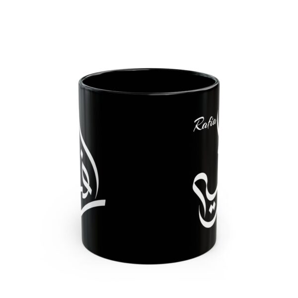Personalized Rafia Name Arabic Calligraphy Mug – Custom Arabic Al Wissam Calligraphy