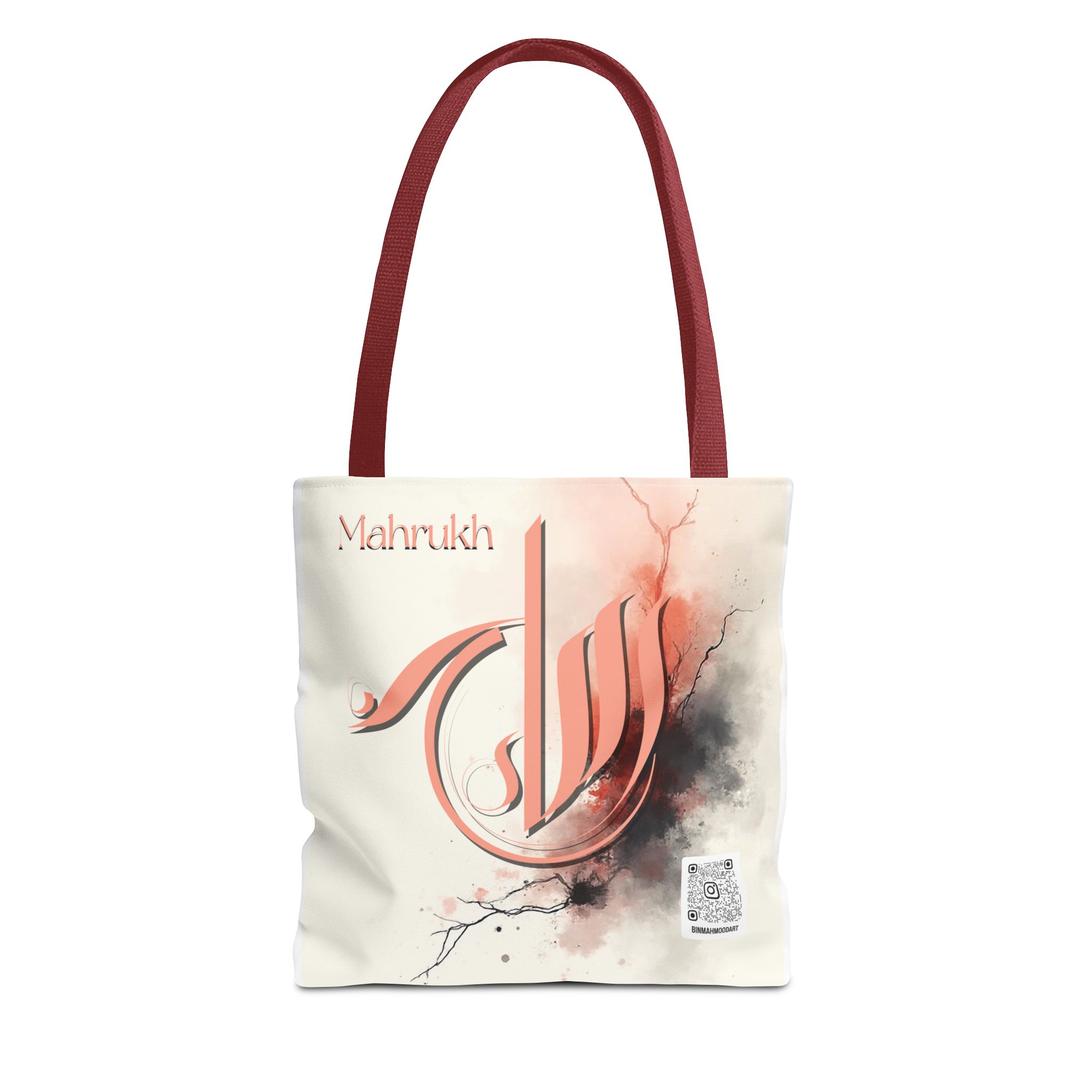 Mahrukh – Personalized Sumbli Arabic Calligraphy Tote Bag | Binmahmood - Image 4