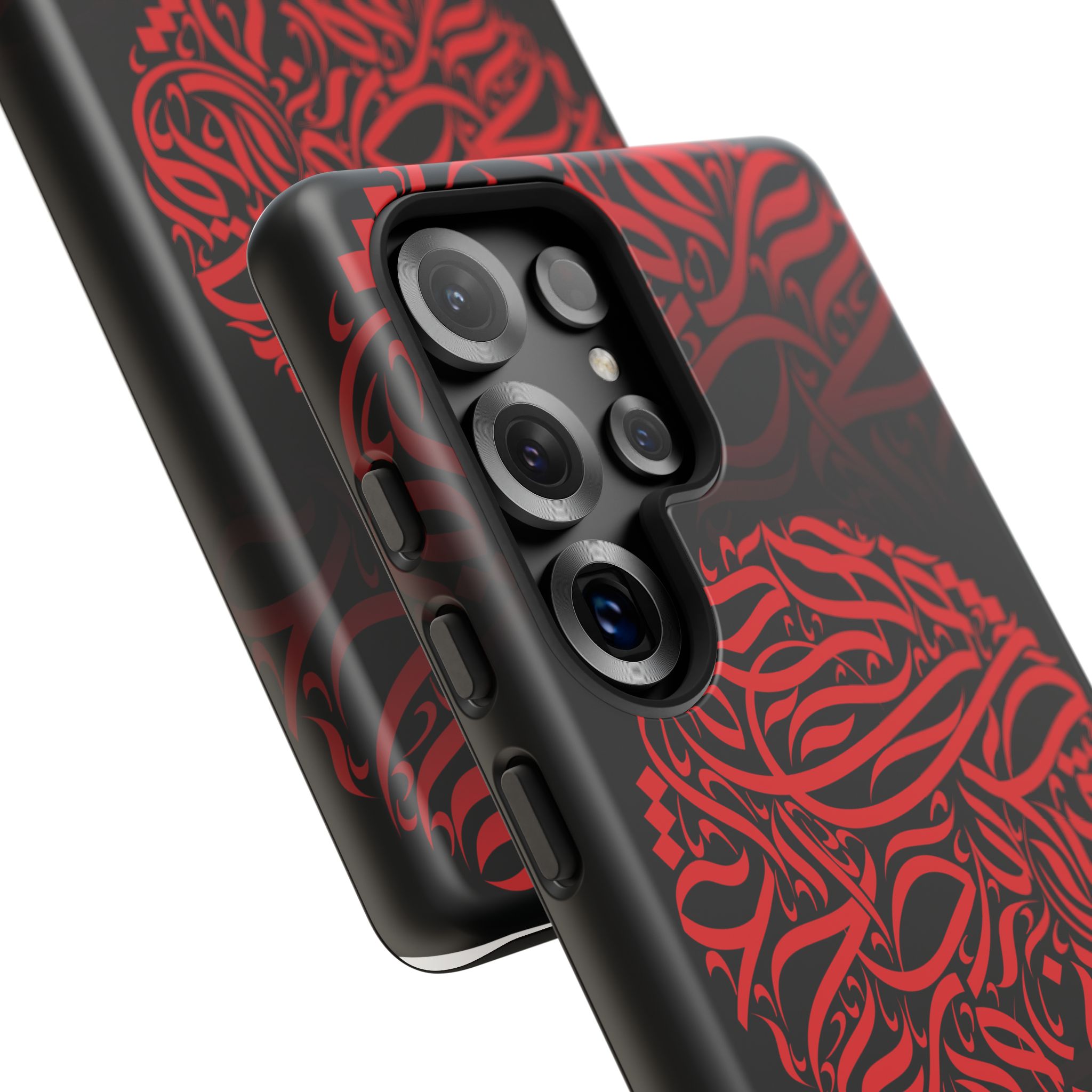 Random Strokes Al Wissam Arabic Calligraphy Phone Case – Artistic Protective Cover for iPhone & Samsung