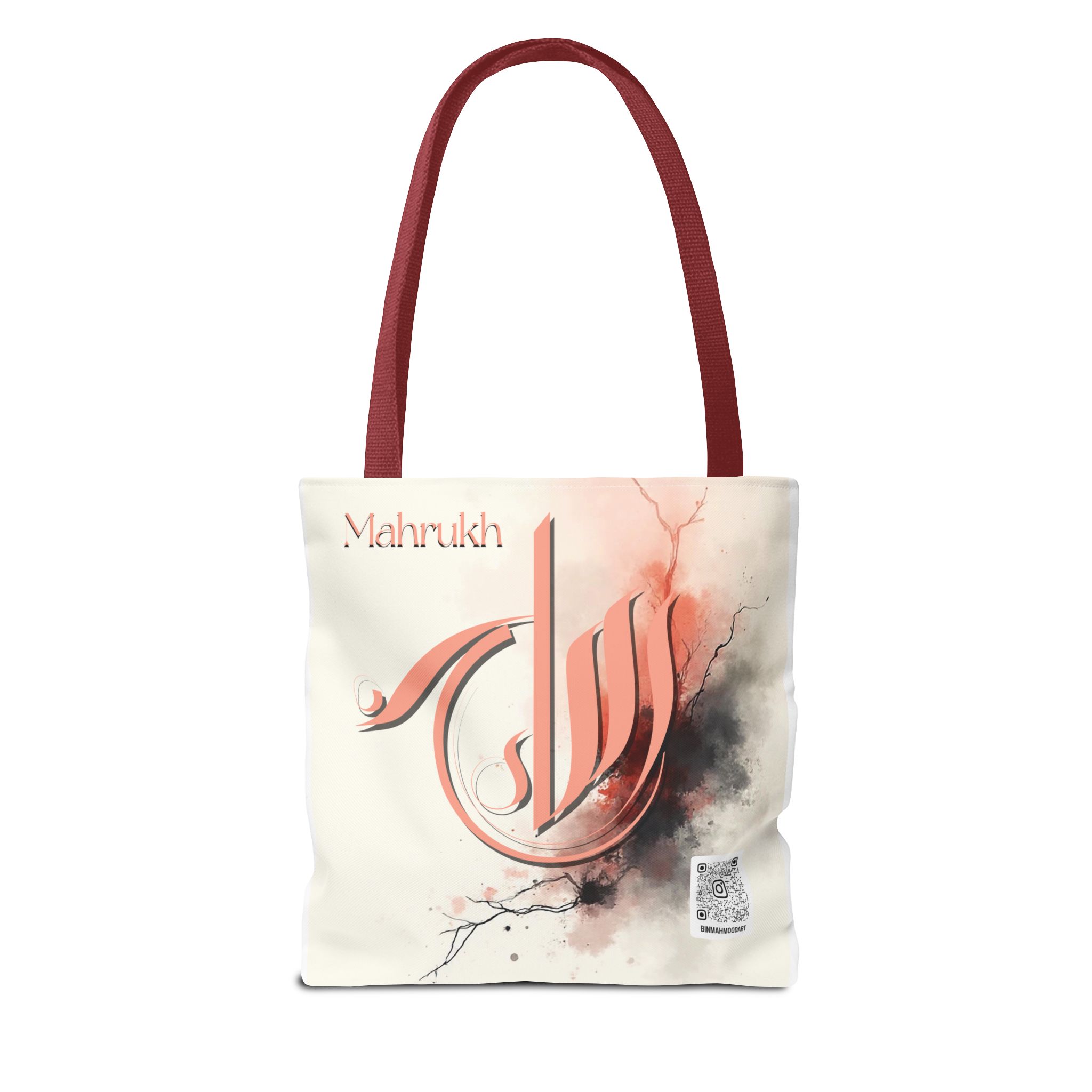 Mahrukh – Personalized Sumbli Arabic Calligraphy Tote Bag | Binmahmood - Image 5