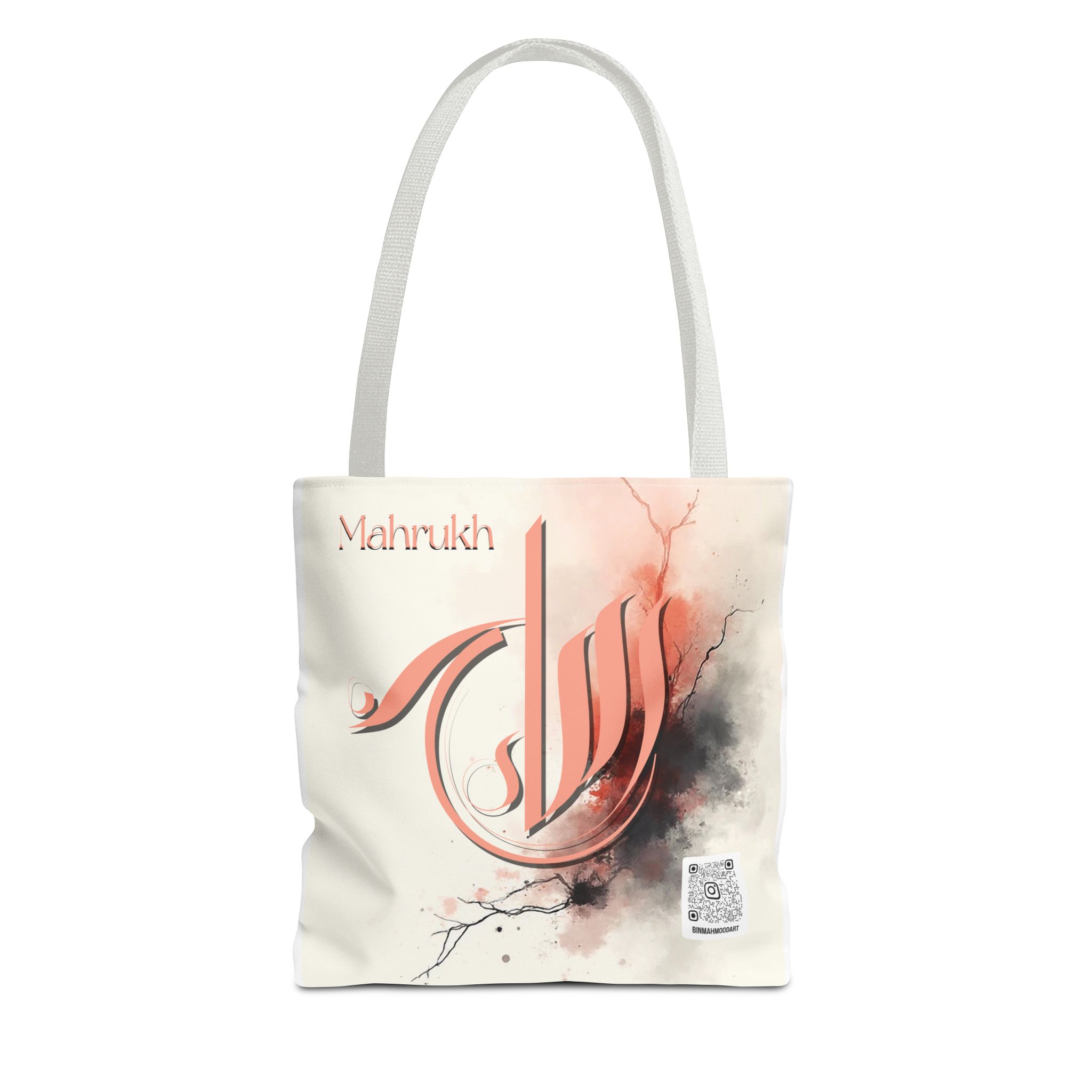 Mahrukh – Personalized Sumbli Arabic Calligraphy Tote Bag | Binmahmood - Image 7