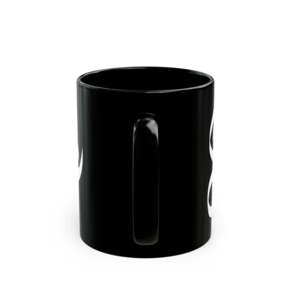 Ammar Arabic name mug with signature black ceramic, personalized Islamic gift for him