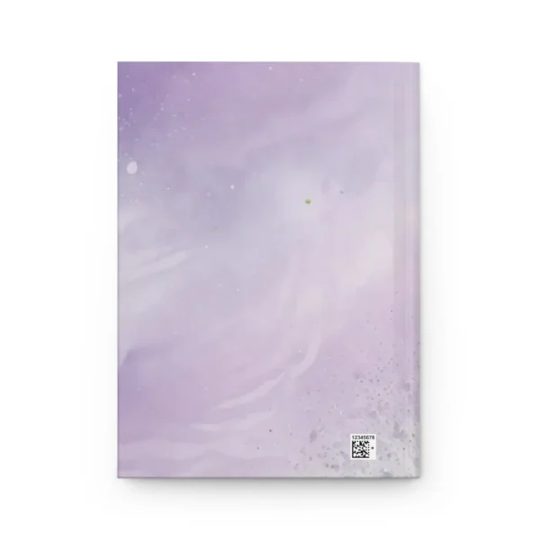 Zunaira personalized hardcover journal with Arabic calligraphy on a white background